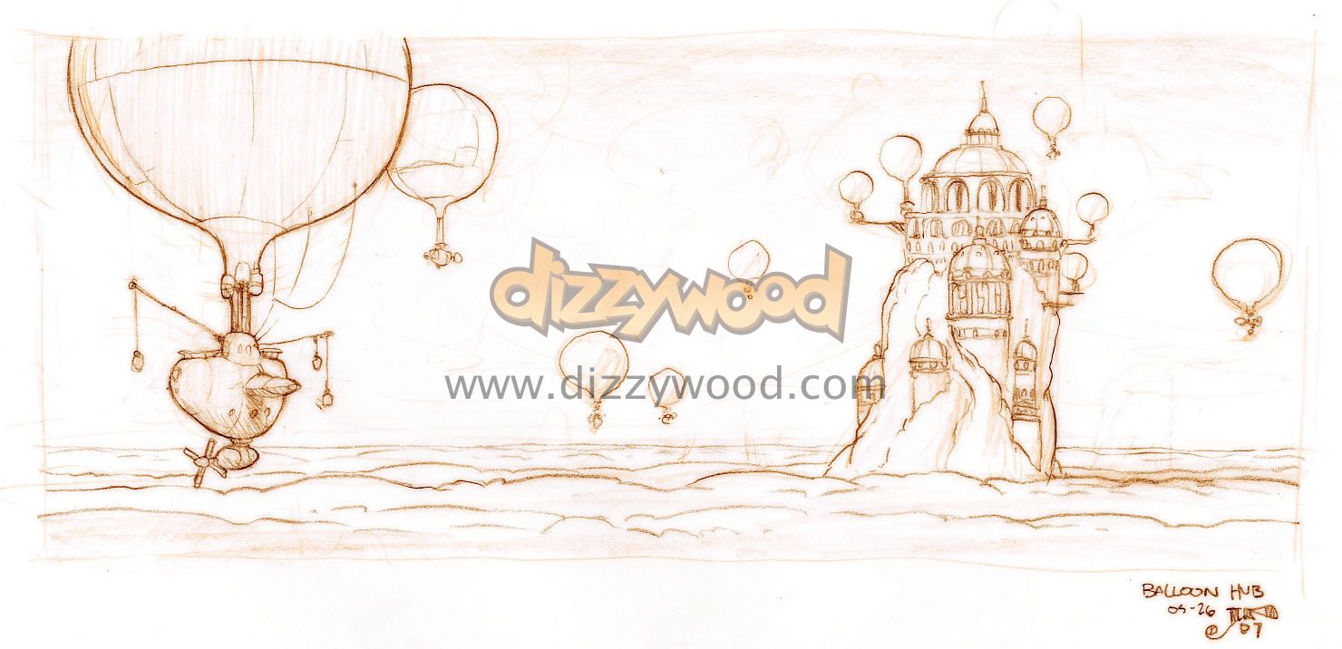 Dizzywood Balloon Hub